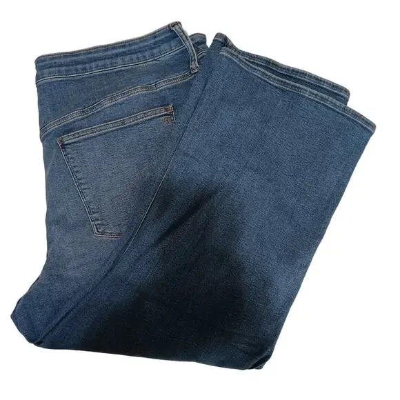 Madewell Women's High Rise Cali Demi Boot Cropped Jeans Plus Size 24W New - Picture 9 of 9